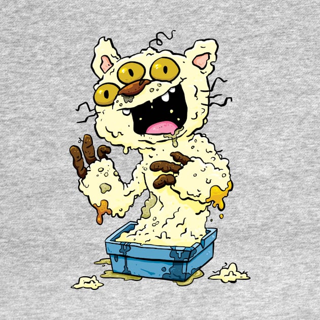 Stinky Little Litter Tray Monster by striffle